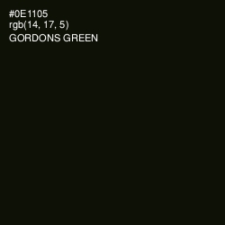 #0E1105 - Gordons Green Color Image